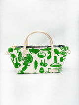 Kelly Green Mushroom Satchel Bag - Erin Flett