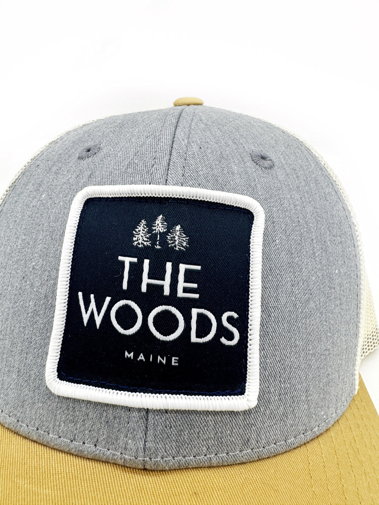 The Woods Maine® Classic Patched Trucker Hat (3 Colors Available)