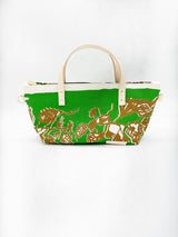 Kelly Green Pinecone Satchel Bag - Erin Flett