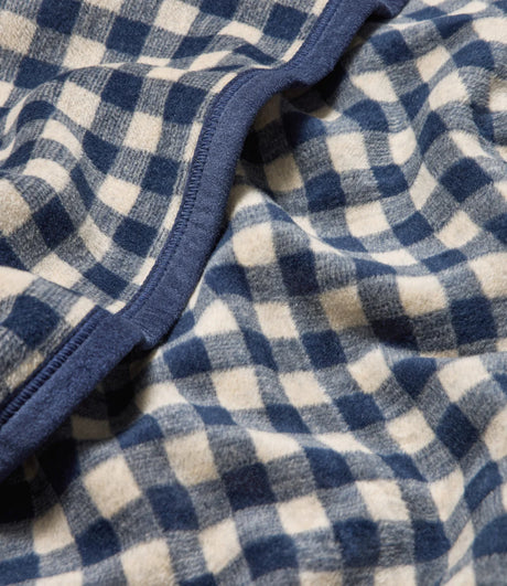 Gingham Navy Midi Blanket - Chappy Wrap