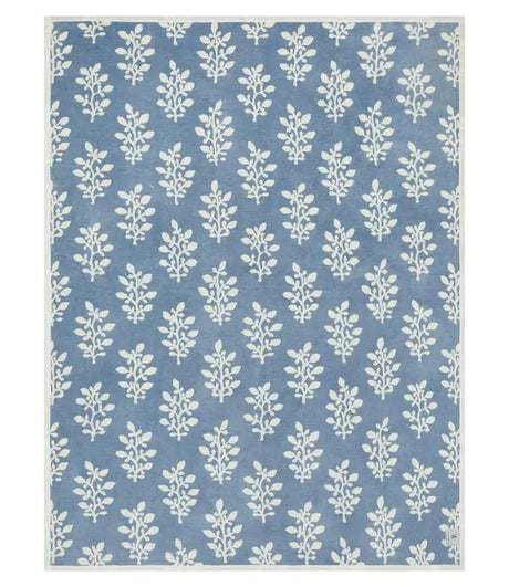 Garden Gate Blue Blanket - Chappy Wrap - The Woods Maine