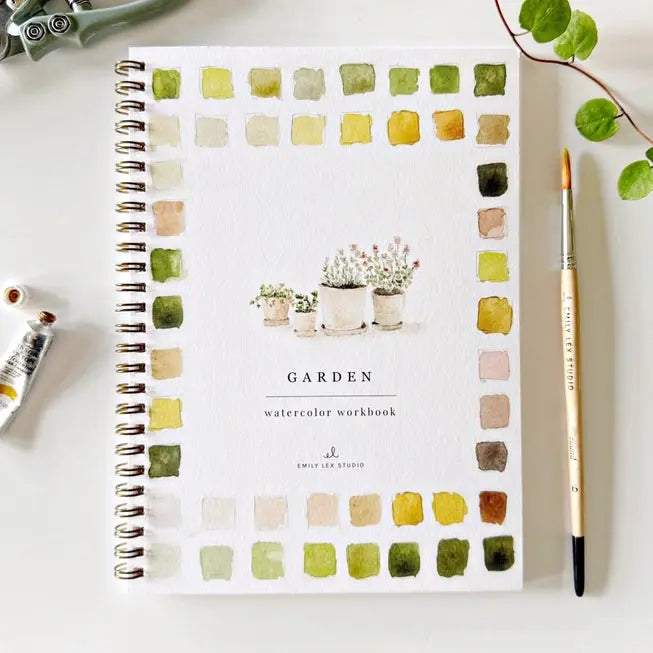 Garden Watercolor Workbook - emily lex studio - The Woods Maine