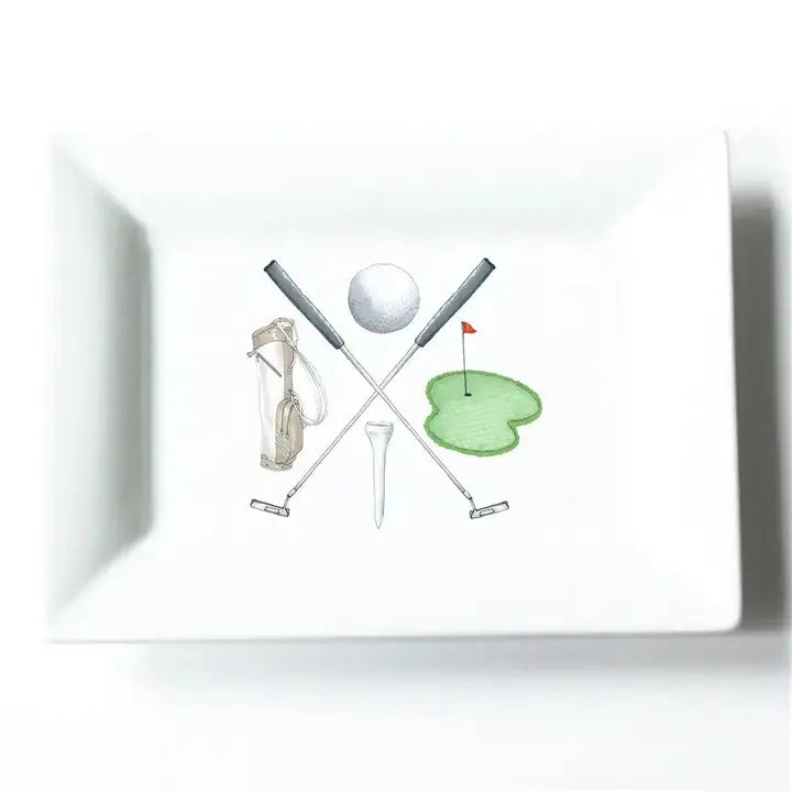 Golf Crest Mini Dish - Dishique - The Woods Maine