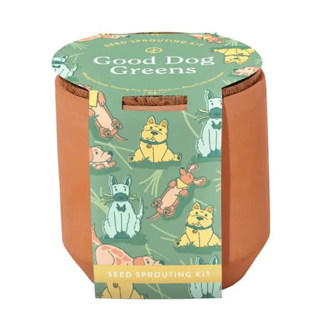 Good Dog Greens Terracotta Grow Kit - Modern Sprout - The Woods Maine