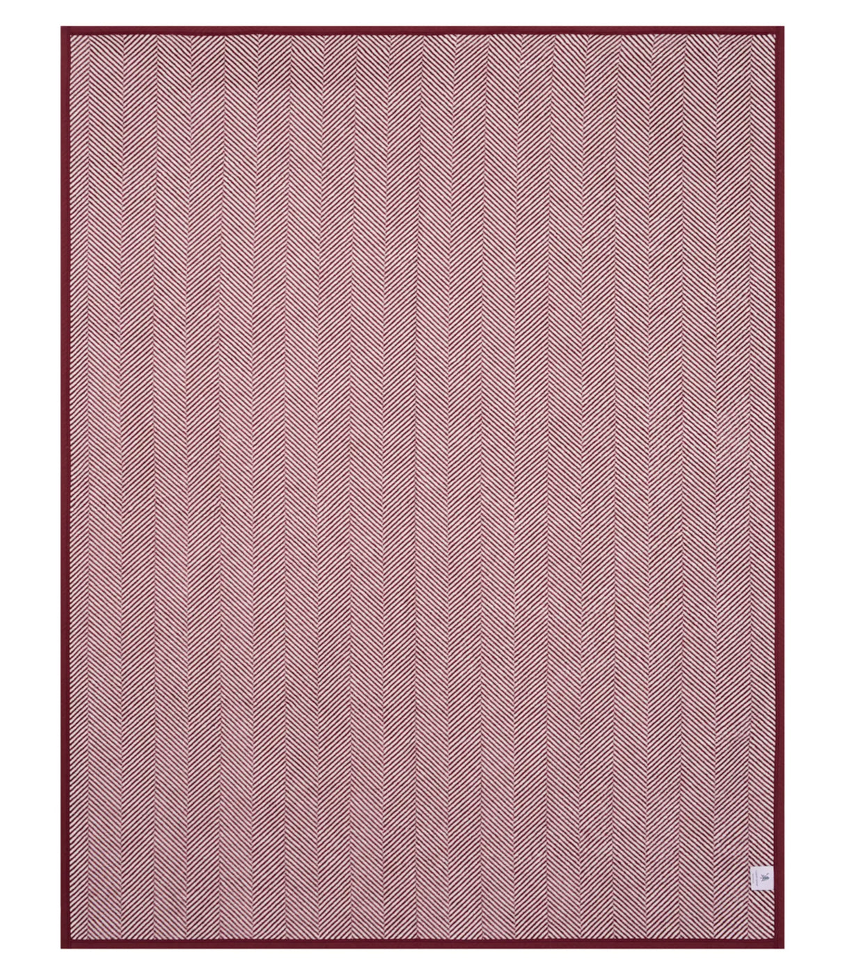 Harborview Herringbone Maroon Original Blanket - ChappyWrap