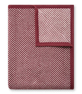 Harborview Herringbone Maroon Original Blanket - ChappyWrap