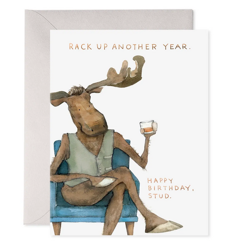 Happy Birthday Stud Greeting Card - E. Frances Paper E. Frances Paper