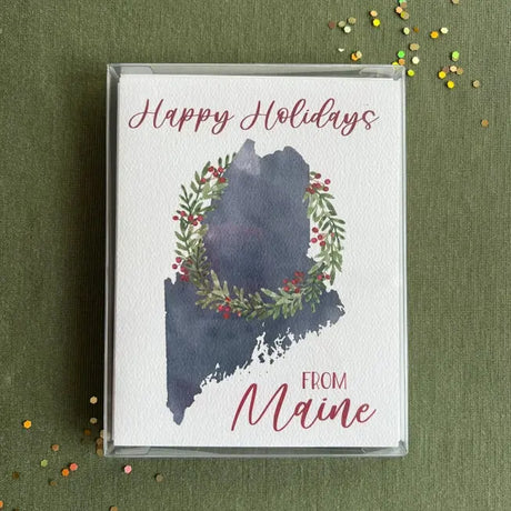 Happy Holidays from Maine Card Box Set - Gert & Co - The Woods Maine