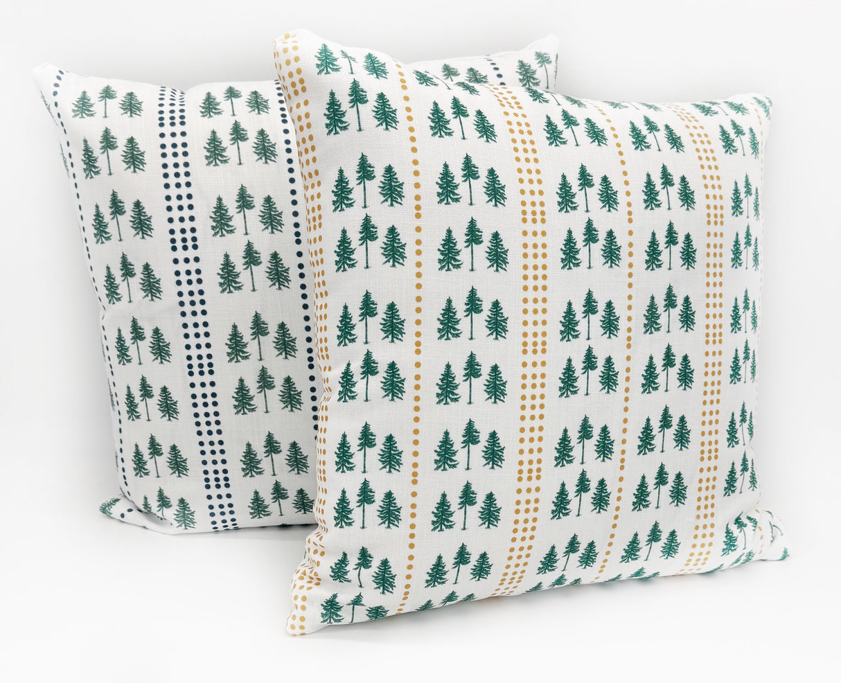 Three Pines® by The Woods Maine® Indoor/Outdoor Pillow | Maine Made