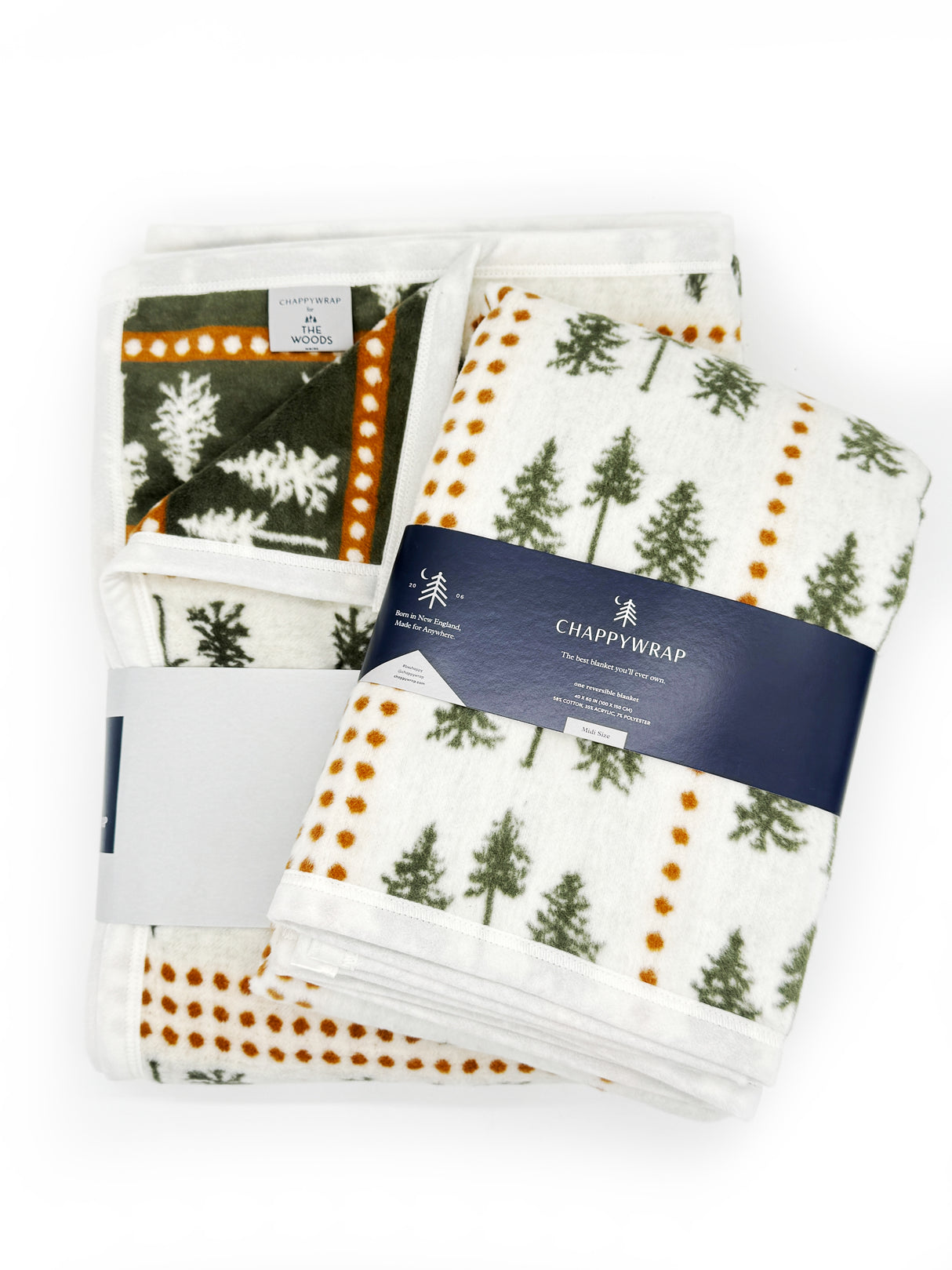 BUNDLE: The Woods Maine: Three Pines® x ChappyWrap® Original and Midi Blankets