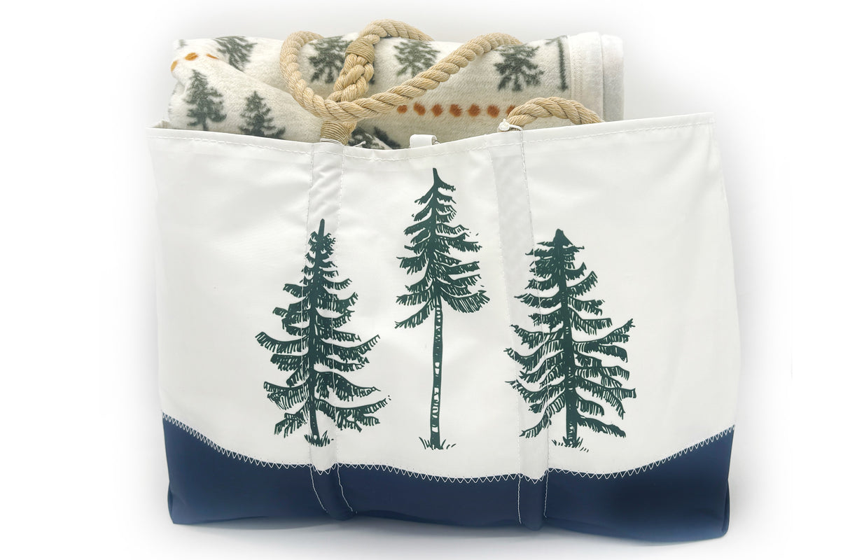 BUNDLE: The Woods Maine Three Pines®: Loon Tailgate Tote +  Three Pines® x ChappyWrap® Original Blanket