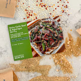 Sticky Garlic Beef & Asparagus Stir-Fry Recipe Kit - SKORDO