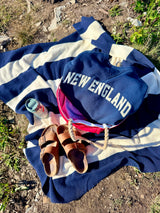 The Woods Maine® x Boathouse French Terry NEW ENGLAND Crewneck | MADE IN THE USA