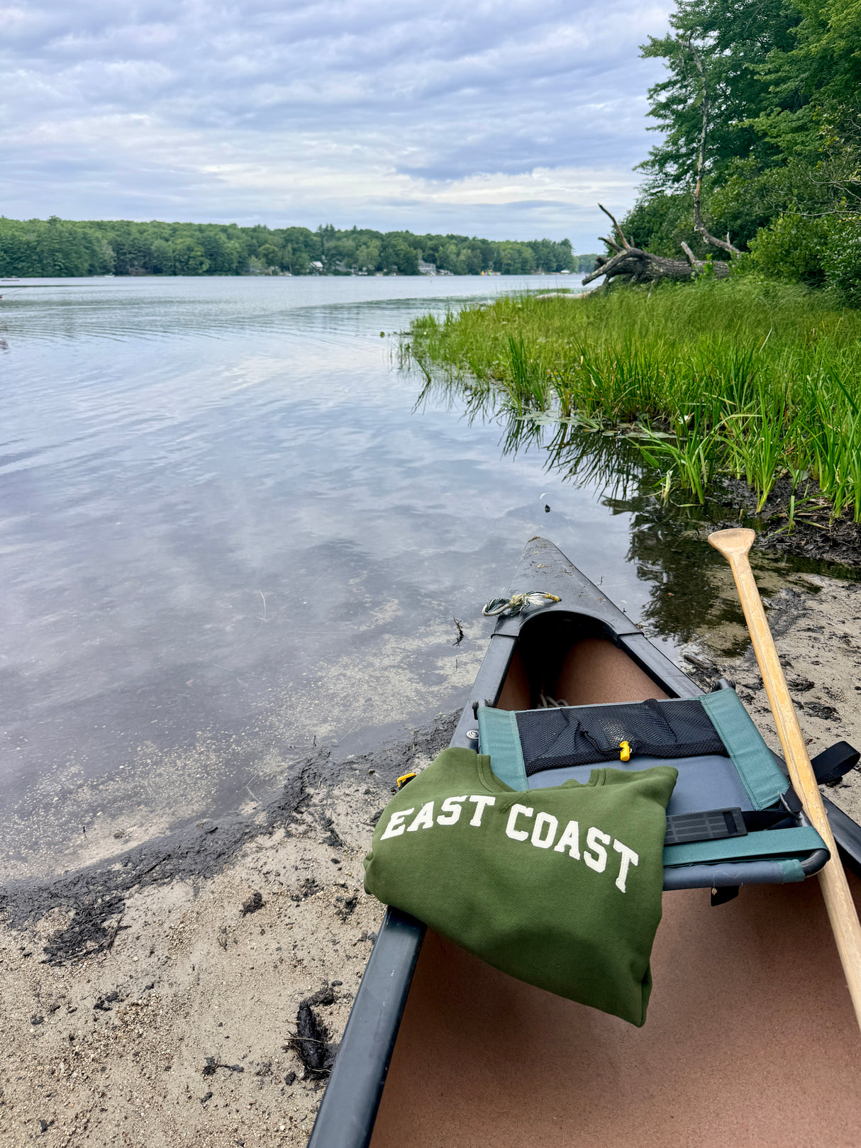 The Woods Maine® x Boathouse French Terry EAST COAST Crewneck | MADE IN THE USA