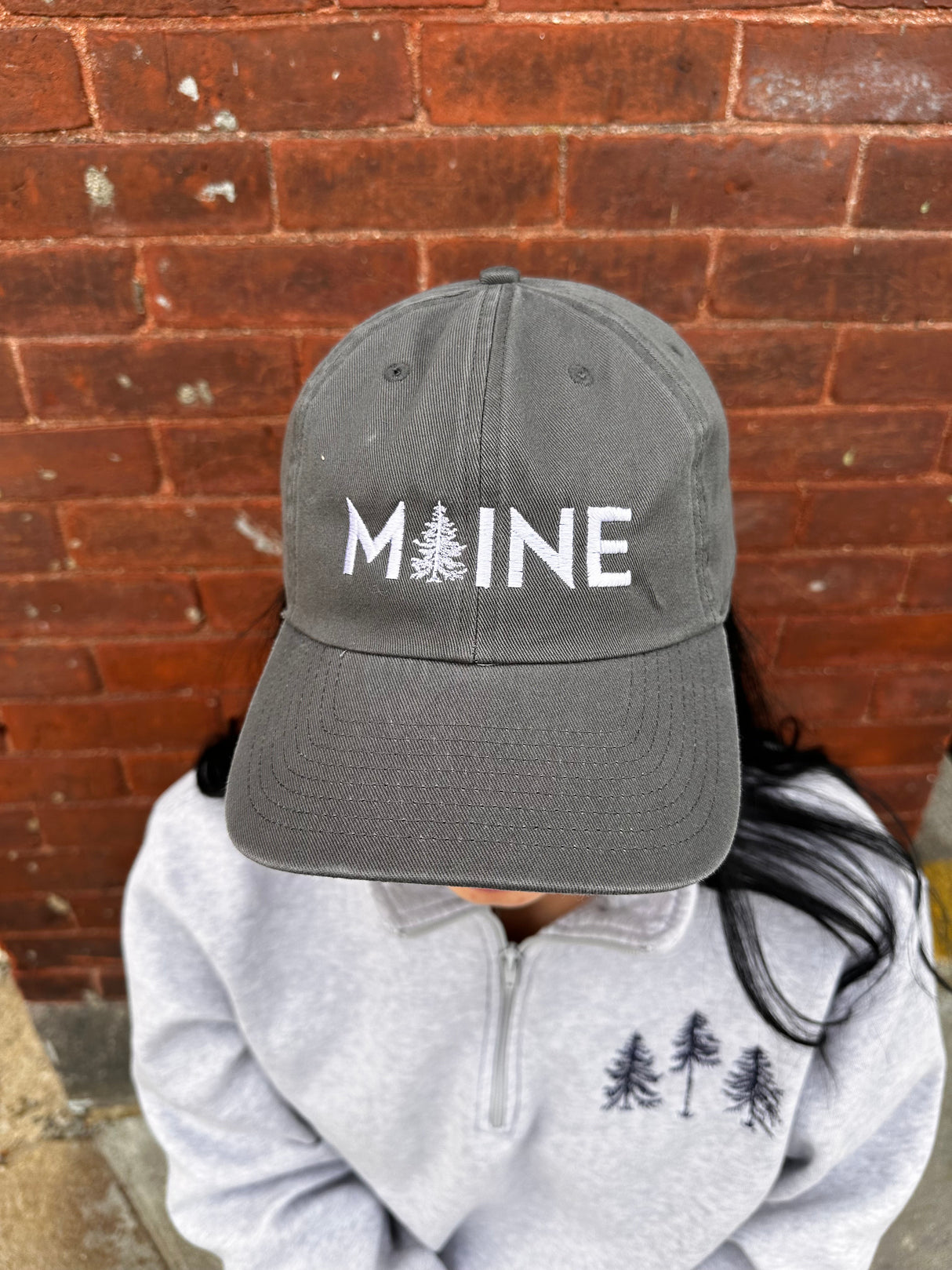 My Maine Gray Baseball Hat by The Woods Maine®