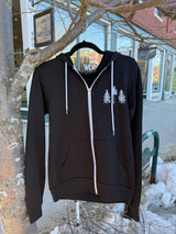 The Norway Maine Lightweight Zip Hoodie by The Woods Maine® (Three Colors Available)