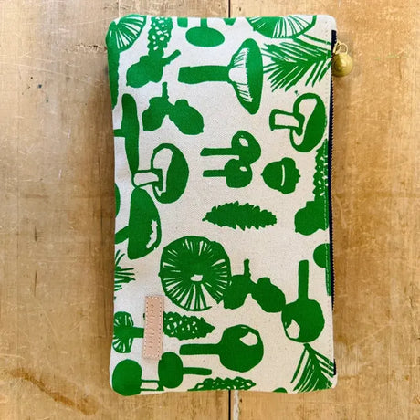 Kelly Green Mushroom Clutch - Erin Flett - The Woods Maine