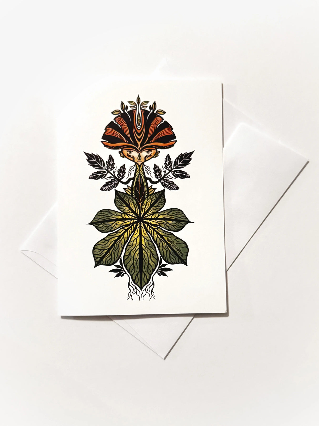 Leaf Rootling Card - Wild Slice - The Woods Maine