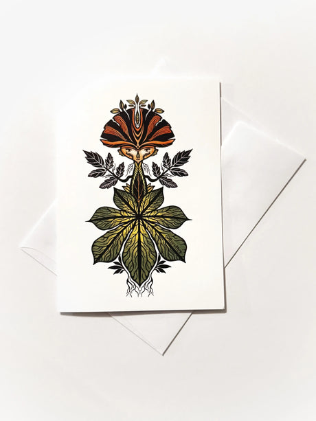Leaf Rootling Card - Wild Slice - The Woods Maine