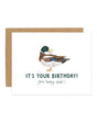 Lucky Duck Birthday Card - One Canoe Two Paper Co. - The Woods Maine