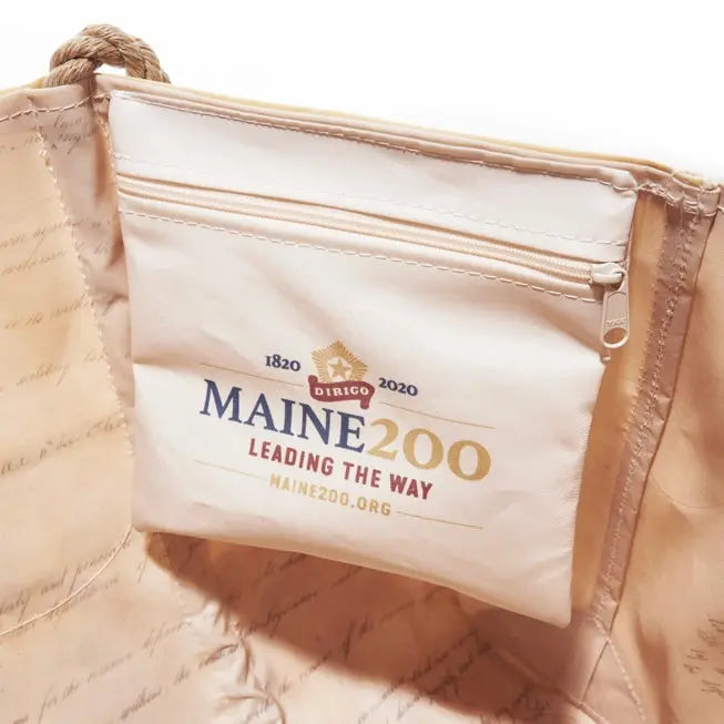 Maine Bicentennial Large Tote - Maine Sea Bags - The Woods Maine