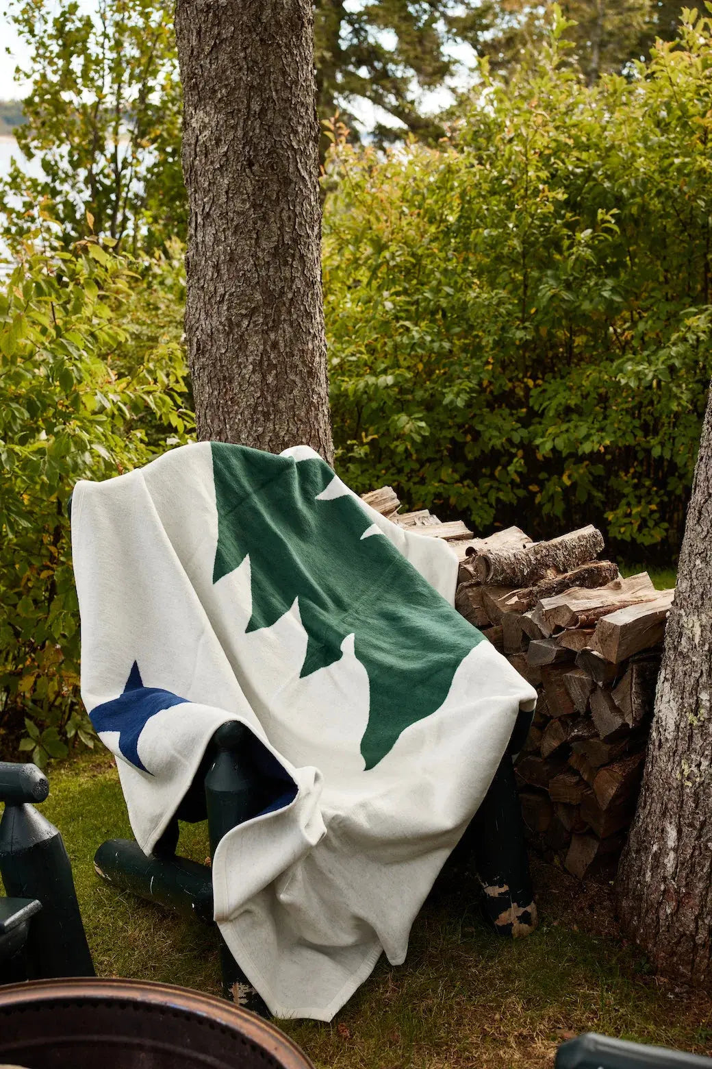 Maine Flag Blanket - Chappy Wrap - The Woods Maine