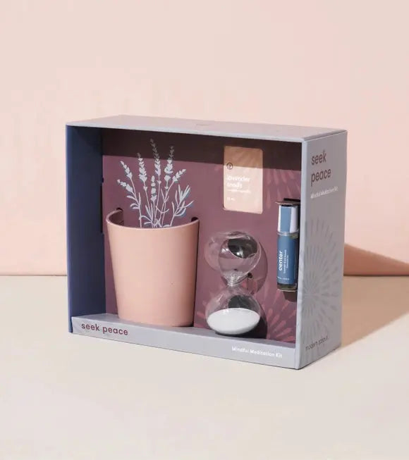 Mindful Lavender Meditation Kit - Modern Sprout - The Woods Maine
