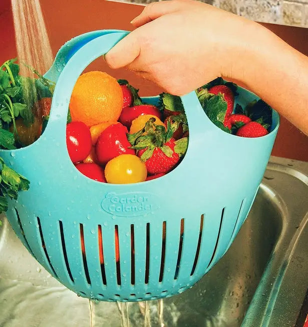 Mini Blue Garden Colander® - Gourmac - The Woods Maine