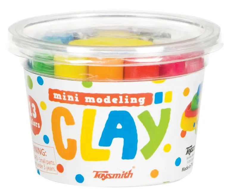 Mini Multi-Colored Modeling Clay (Set of 13) - Toysmith - The Woods Maine