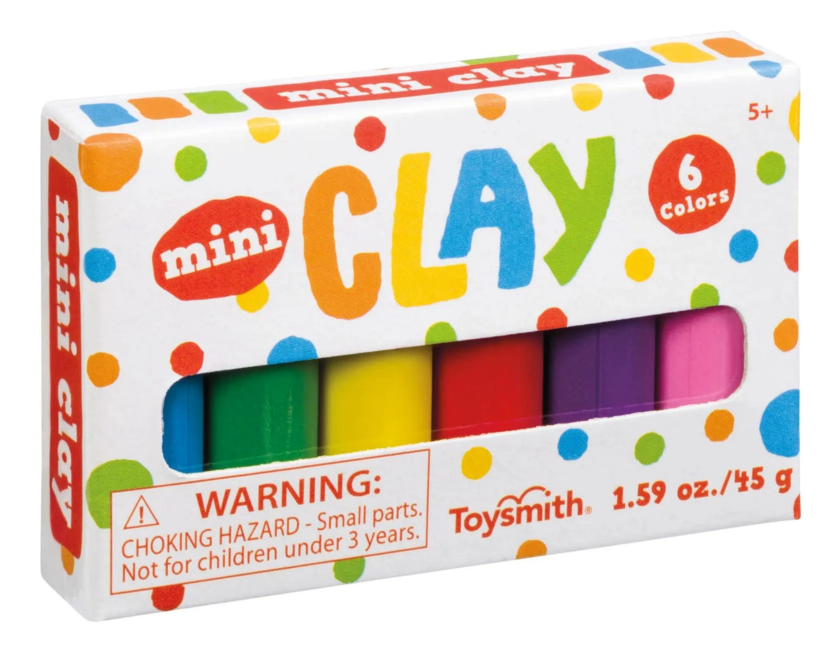 Mini Multi-Colored Modeling Clay (Set of 6) - Toysmith - The Woods Maine