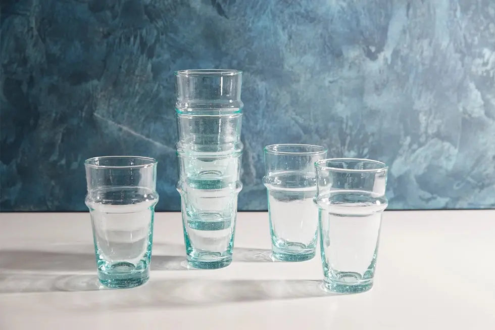 Moroccan Beldi 11oz Clear Glass - Verve Culture - The Woods Maine