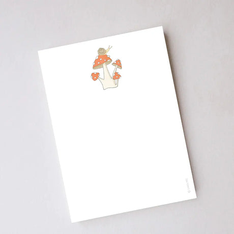 Mushroom Notepad - Sara Fitz - The Woods Maine