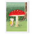 Mushroom Umbrella Card  - mollyOcards - The Woods Maine