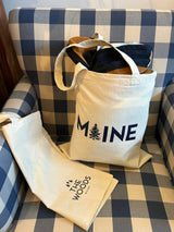 My Maine Reusable Cotton Tote Bag by The Woods Maine® - The Woods Maine