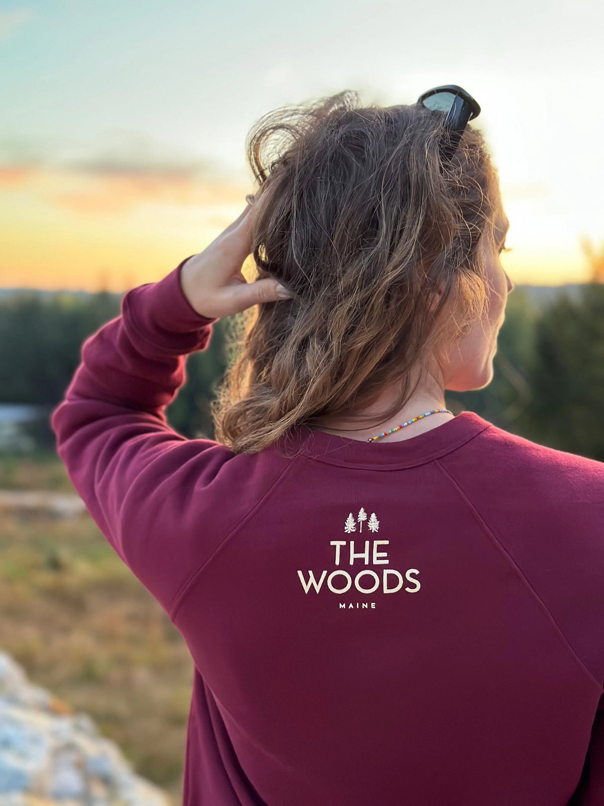 My Maine: Adult Maine Crewneck Sweatshirt (Available in Two Colors) | Maine Made - The Woods Maine