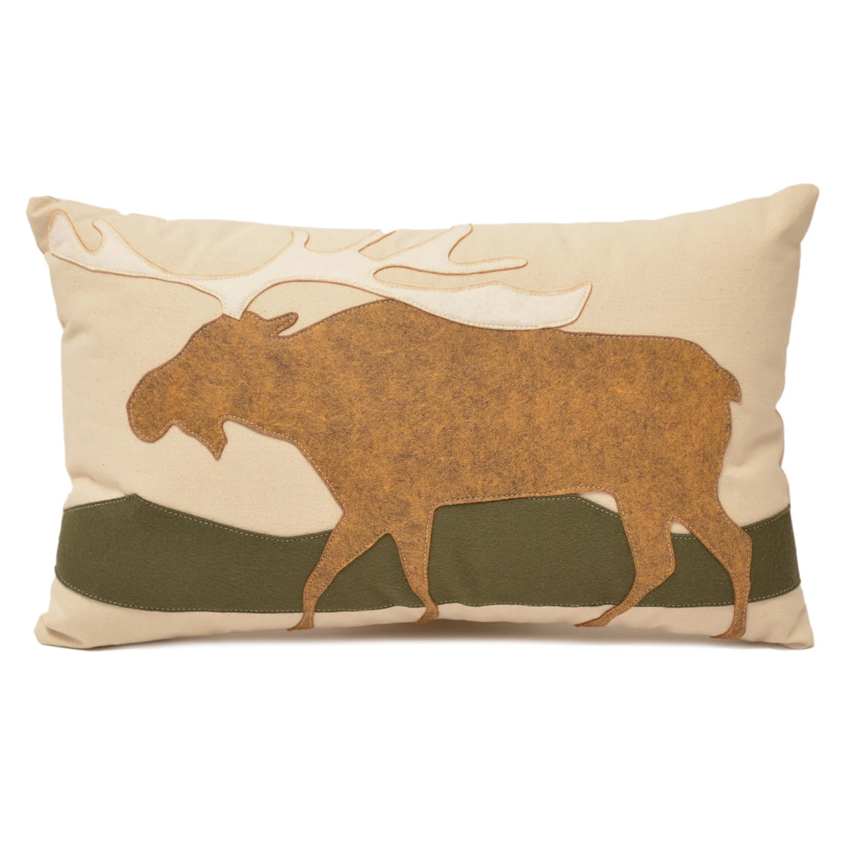 Maine Moose 14" x 21" Pillow - The Salty Cottage | MADE IN THE USA