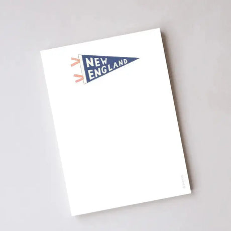 New England Pennant Notepad - Sara Fitz - The Woods Maine
