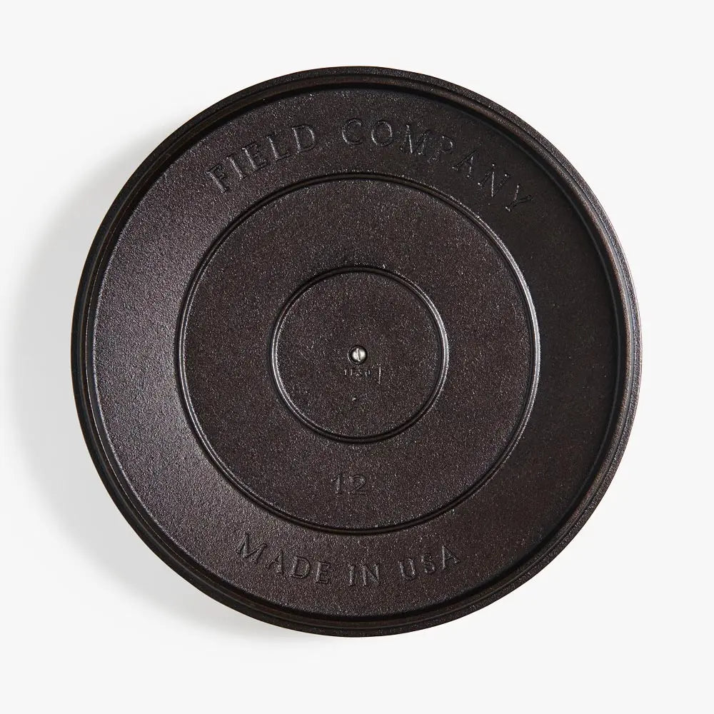 No.12 Cast Iron Skillet Lid - Field Company | MADE IN USA - The Woods Maine