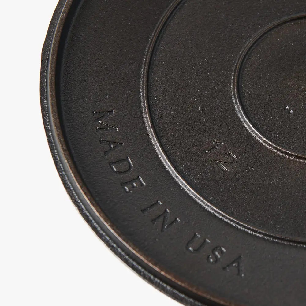 No.12 Cast Iron Skillet Lid - Field Company | MADE IN USA - The Woods Maine