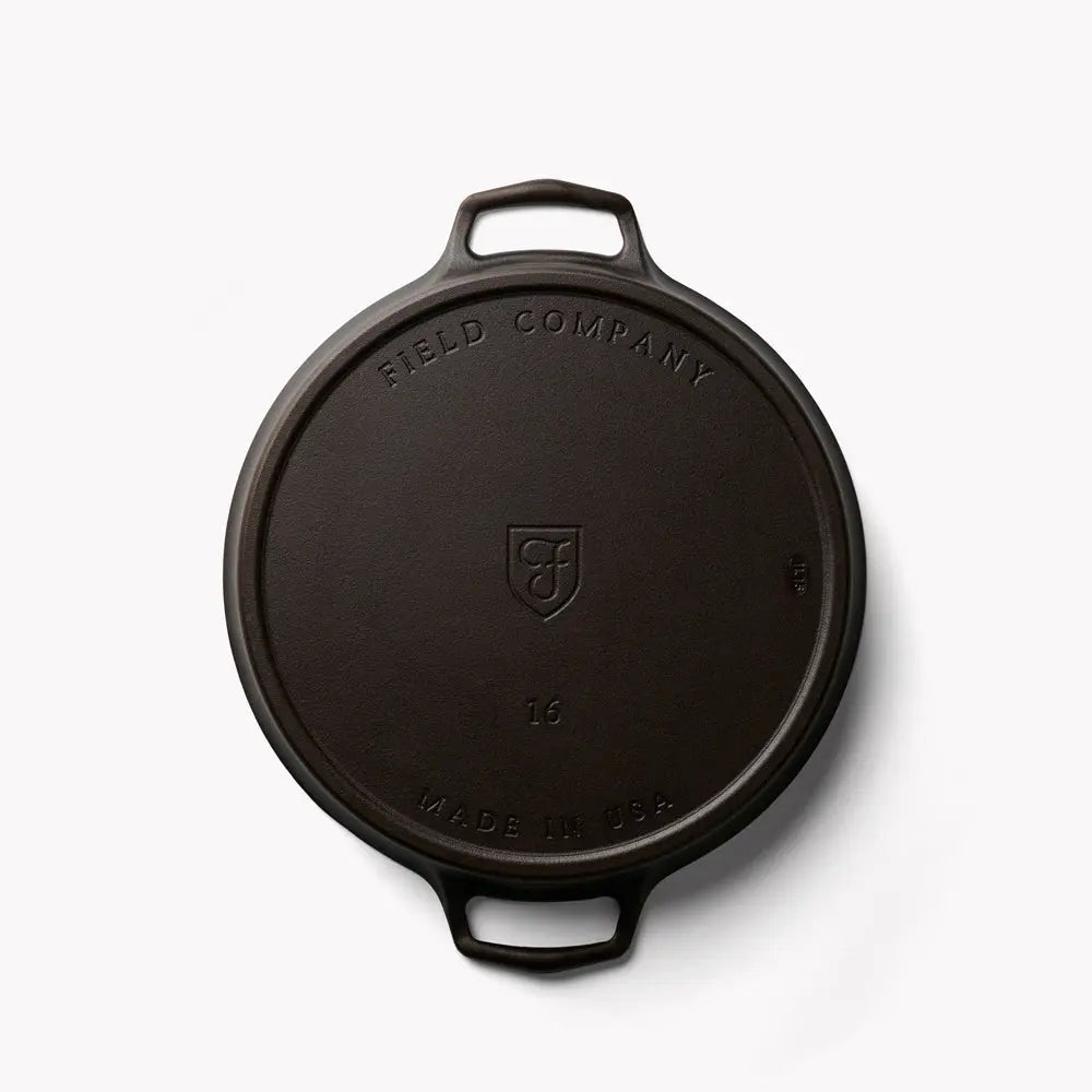 No.16 Double-Handled Cast Iron Skillet - Field Company | MADE IN USA - The Woods Maine