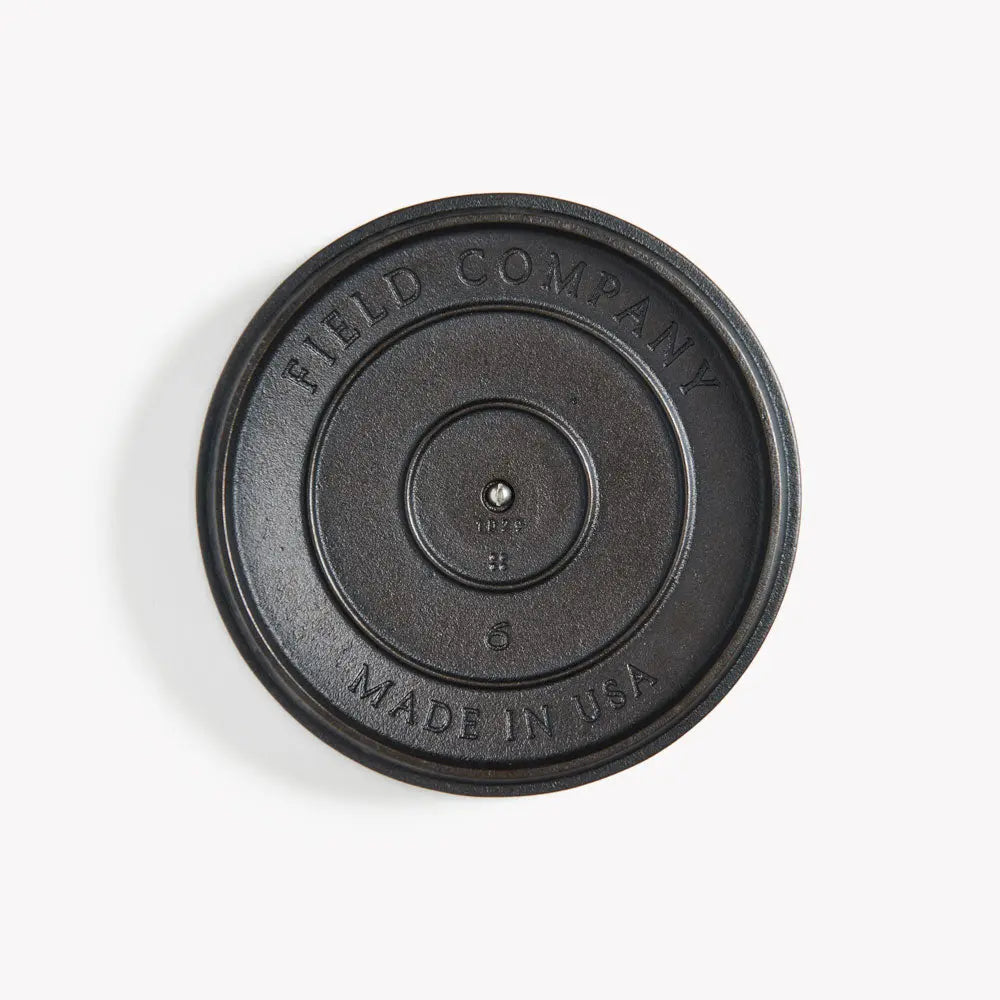 No.6 Cast Iron Skillet Lid - Field Company | MADE IN USA - The Woods Maine
