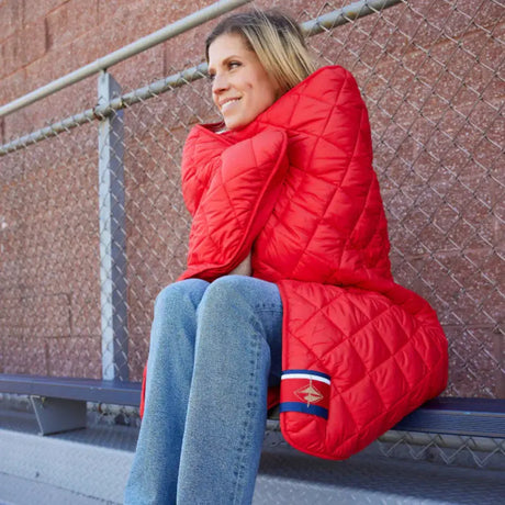 Outdoor Waterproof Puffer Blanket - Pretty Rugged - The Woods Maine