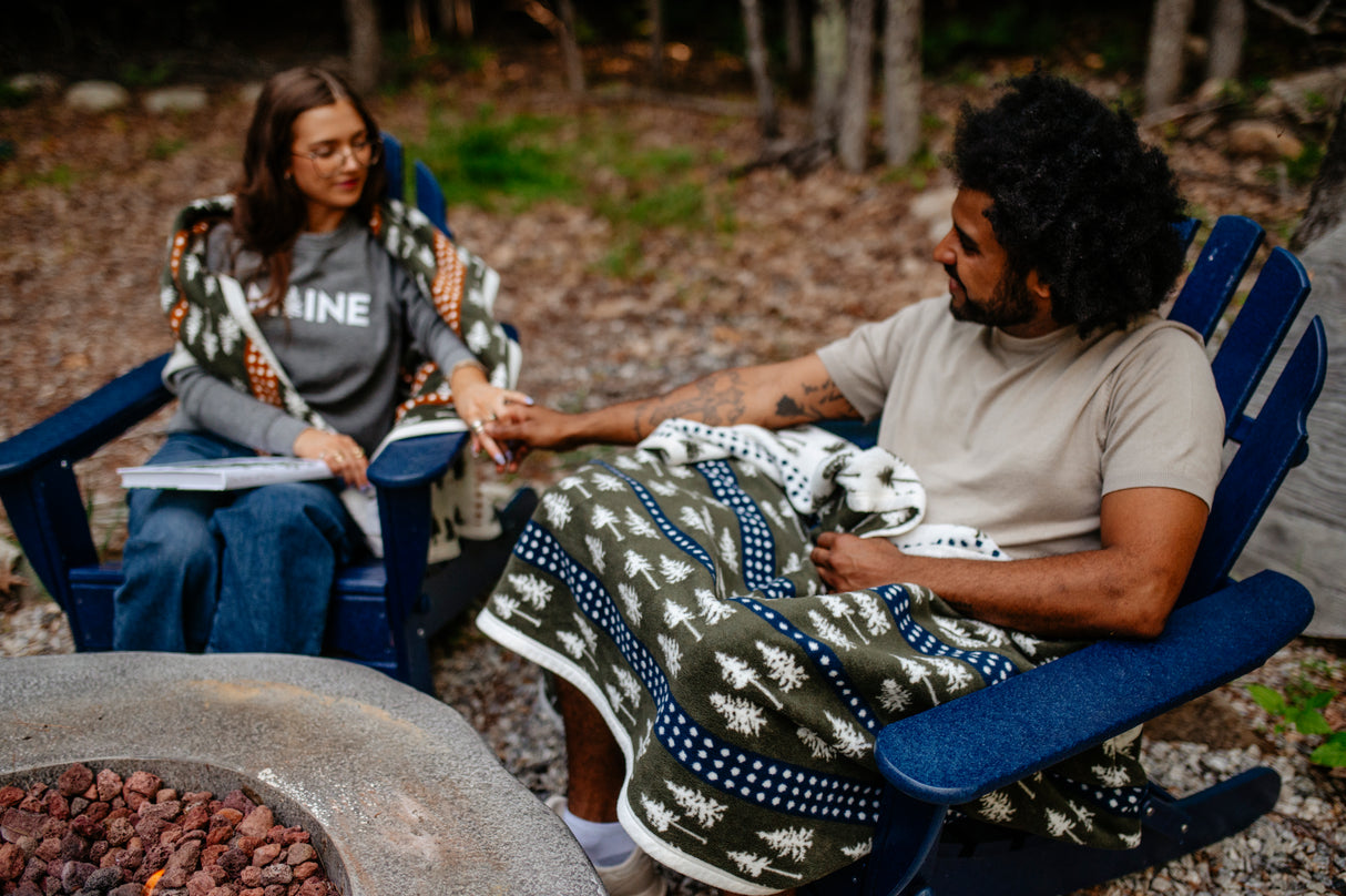 PRE-ORDER NOW: The Woods Maine: Three Pines® x ChappyWrap® Midi Blanket
