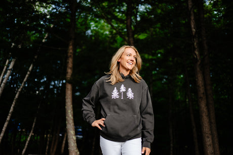 Three Pines® Midweight Relaxed Fit Hooded Maine Sweatshirt ( 2 colors available)