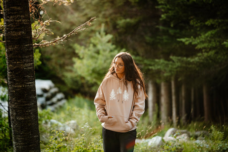 Dusty Pink Three Pines® Adult Maine Heavy Hoodie Sweatshirt