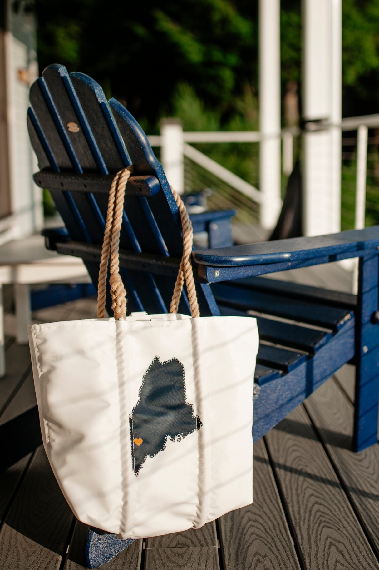 Heart of Maine Lined Medium Sea Bags® Tote by The Woods Maine®