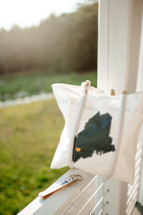 PRE-ORDER NOW: Heart of Maine Lined Medium Sea Bags® Tote by The Woods Maine®