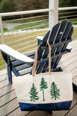 The Woods Maine Three Pines®: Loon Large Carry-All Tote | MADE IN MAINE