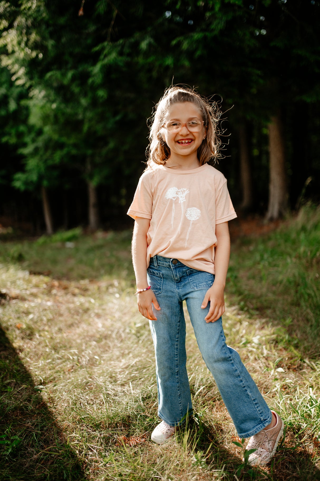 The Woods Maine® Wildflowers Youth Short Sleeve