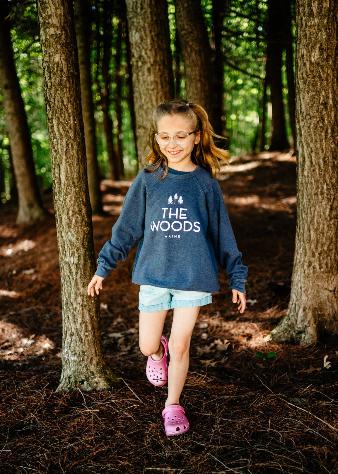 The Woods Maine® Youth Crewneck Sweatshirt